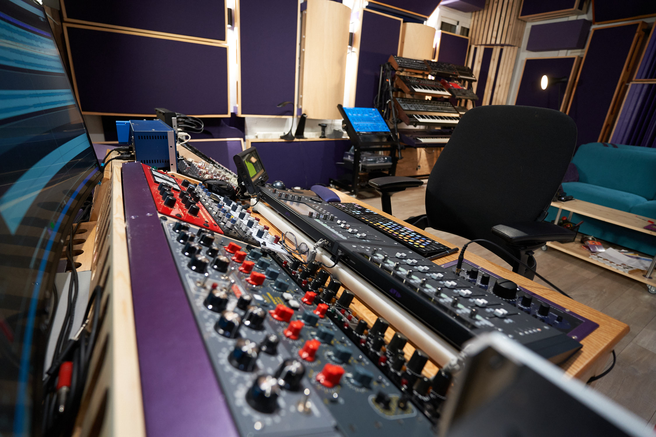Fandango Recording control room view