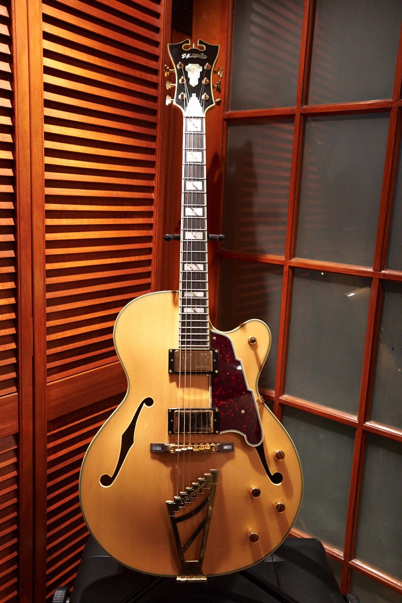 DAngelico Excel archtop guitar Bartollini pickups